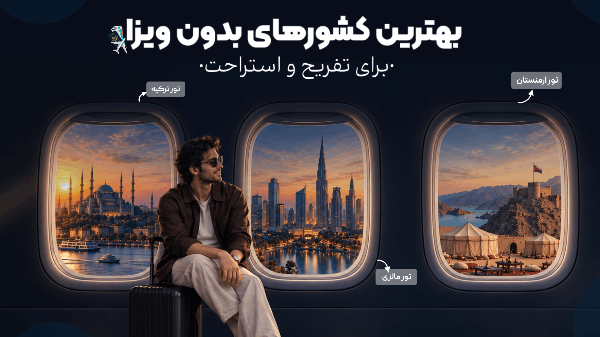 بهترین کشور ها برای سفر بدون ویزا